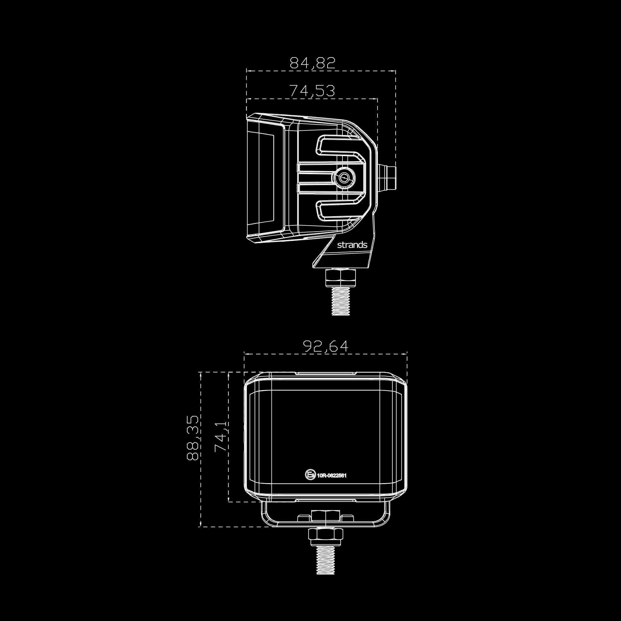 Strands SIBERIA XP RED FOX WORK LIGHT 44W