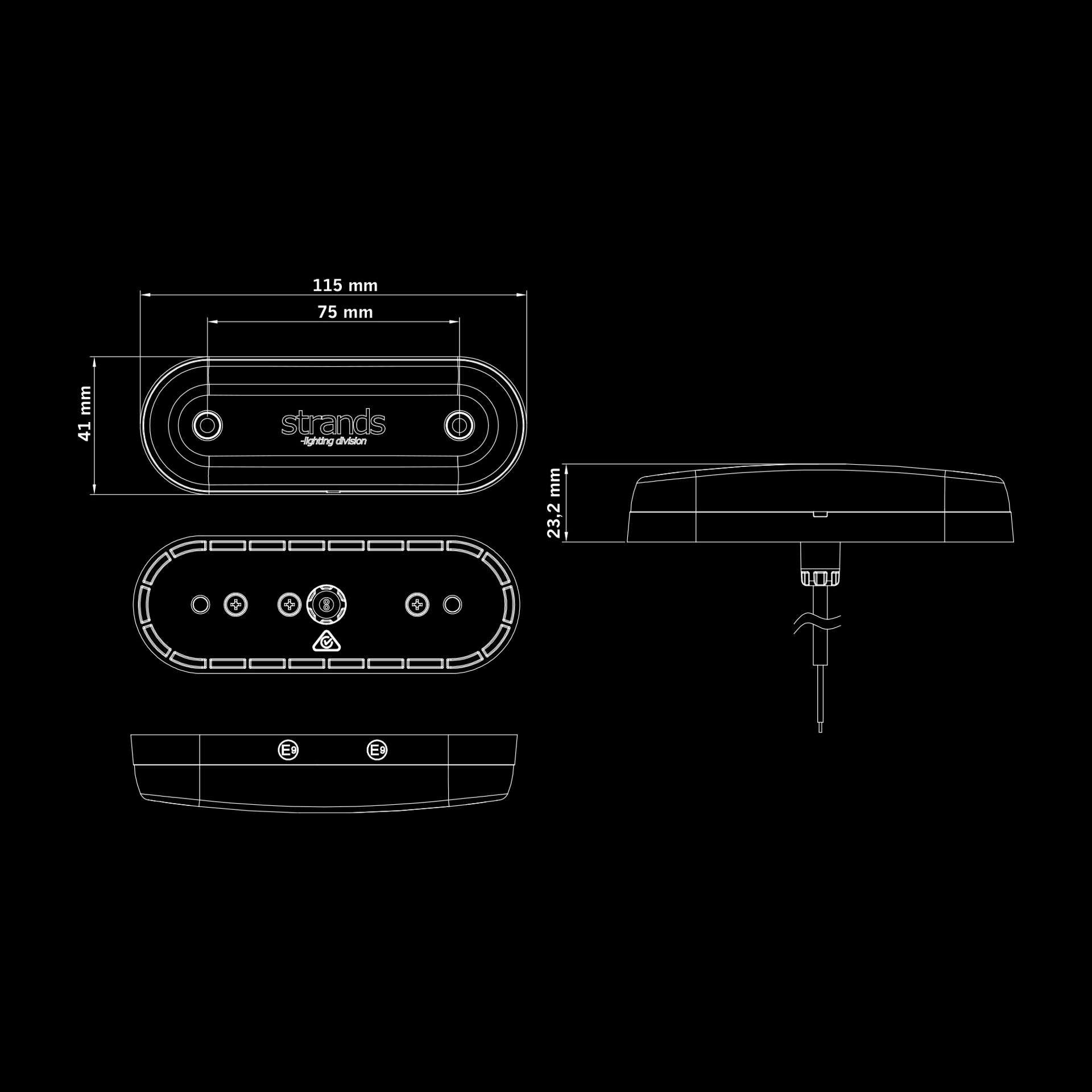 Strands FOR9T GRAVITY FRONTPOSITIELAMP