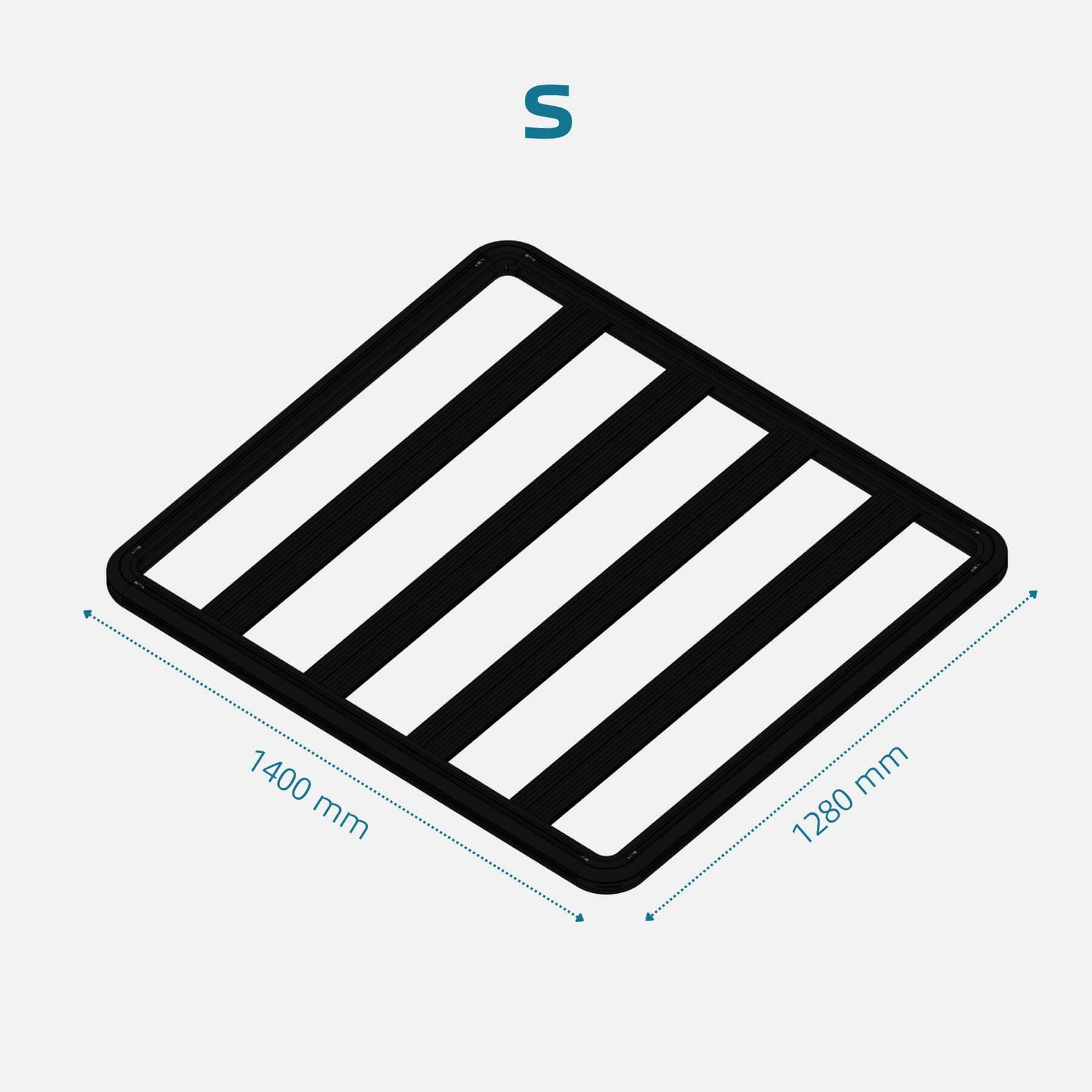 Dachträger Plattform ExRoof universal - vier Größen