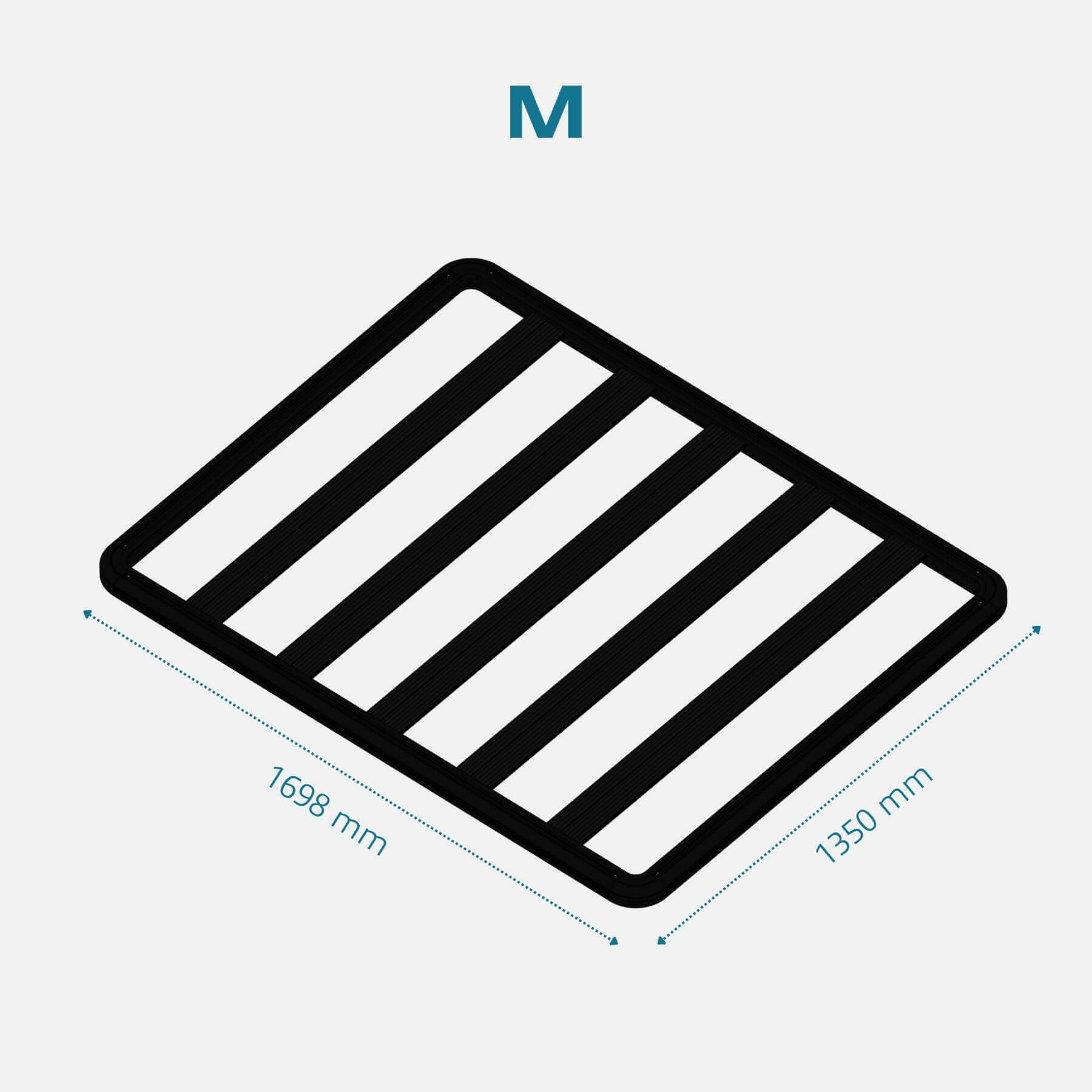 Dachträger Plattform ExRoof universal - vier Größen
