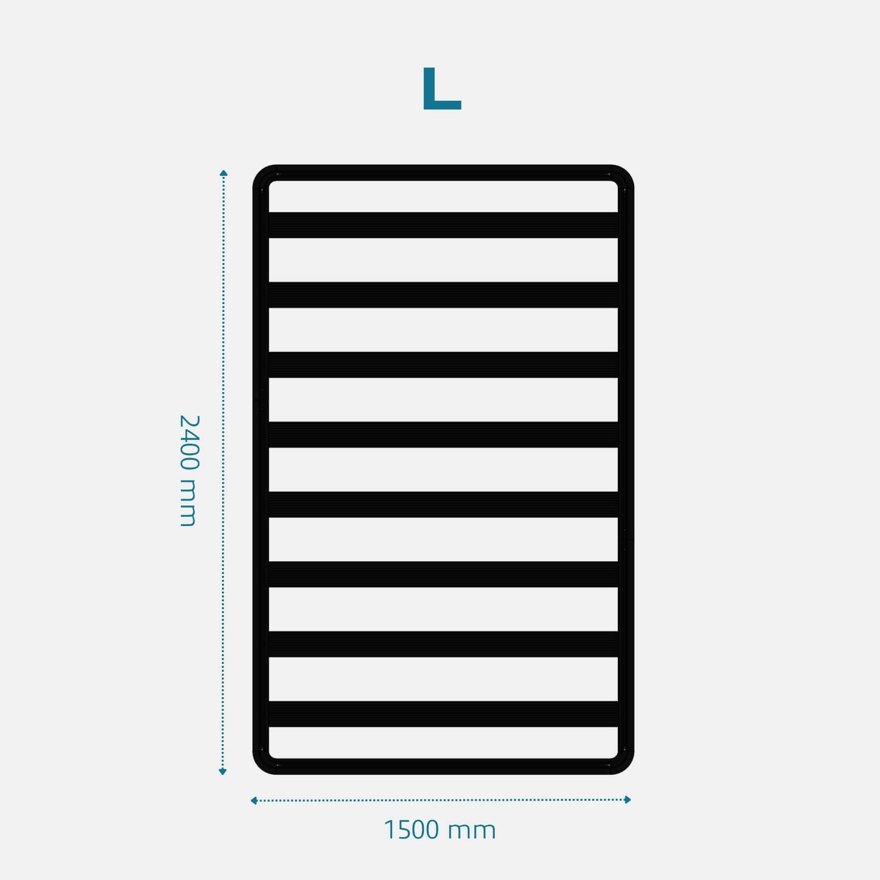 Dachträger Plattform ExRoof universal - vier Größen