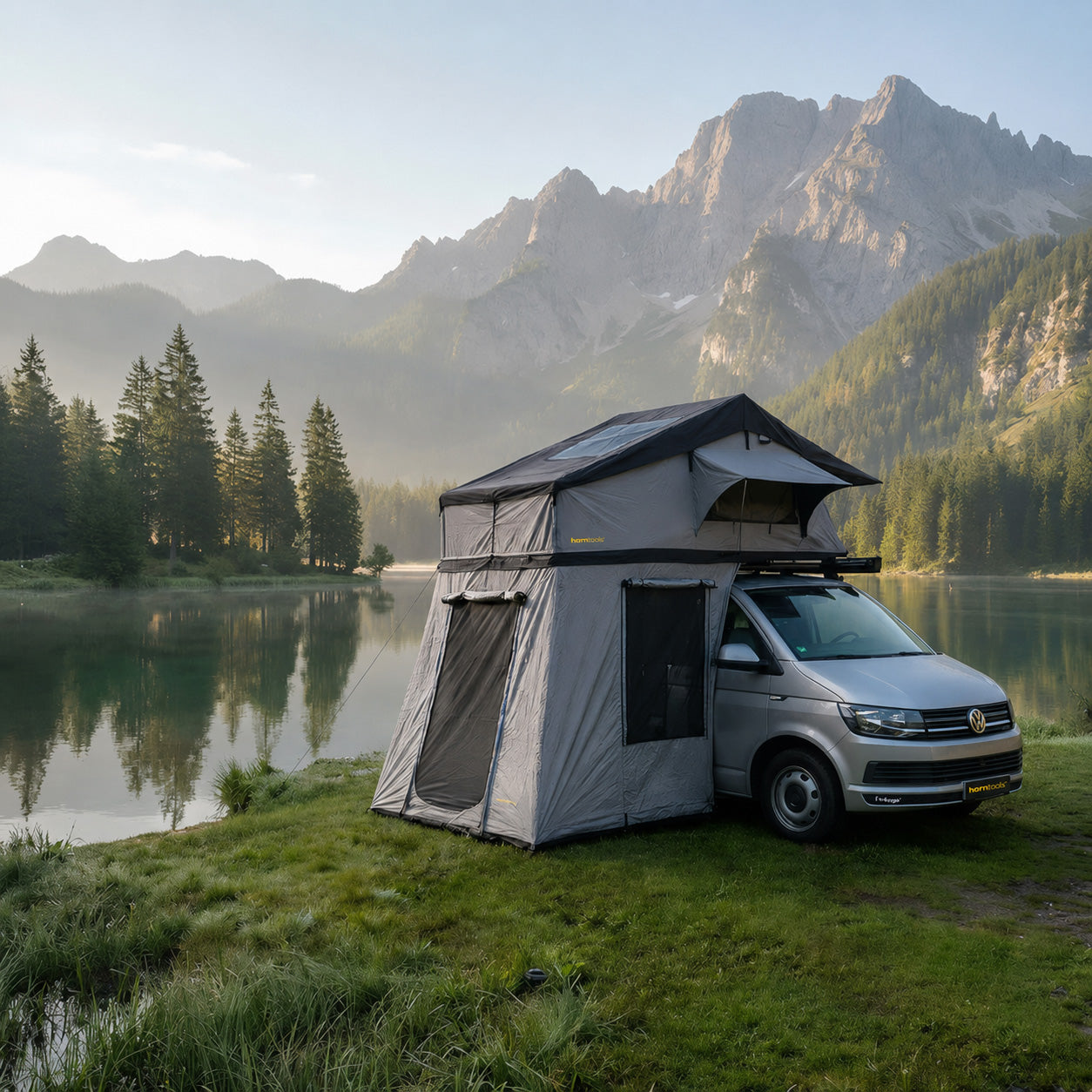 Annex room for roof tent Elements - color Midnight Stone
