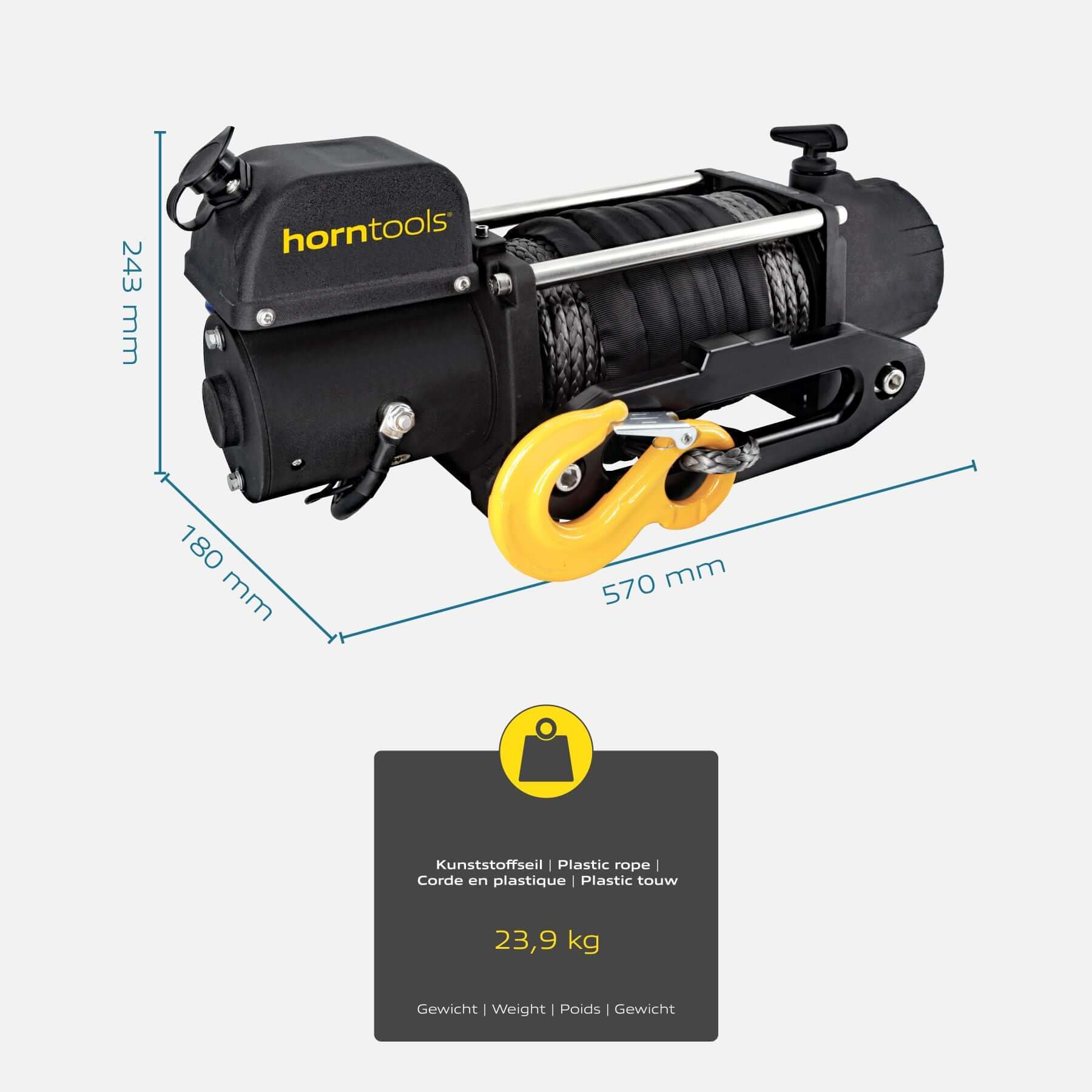 Elektrische Seilwinde Kappa 3,6 Tonnen