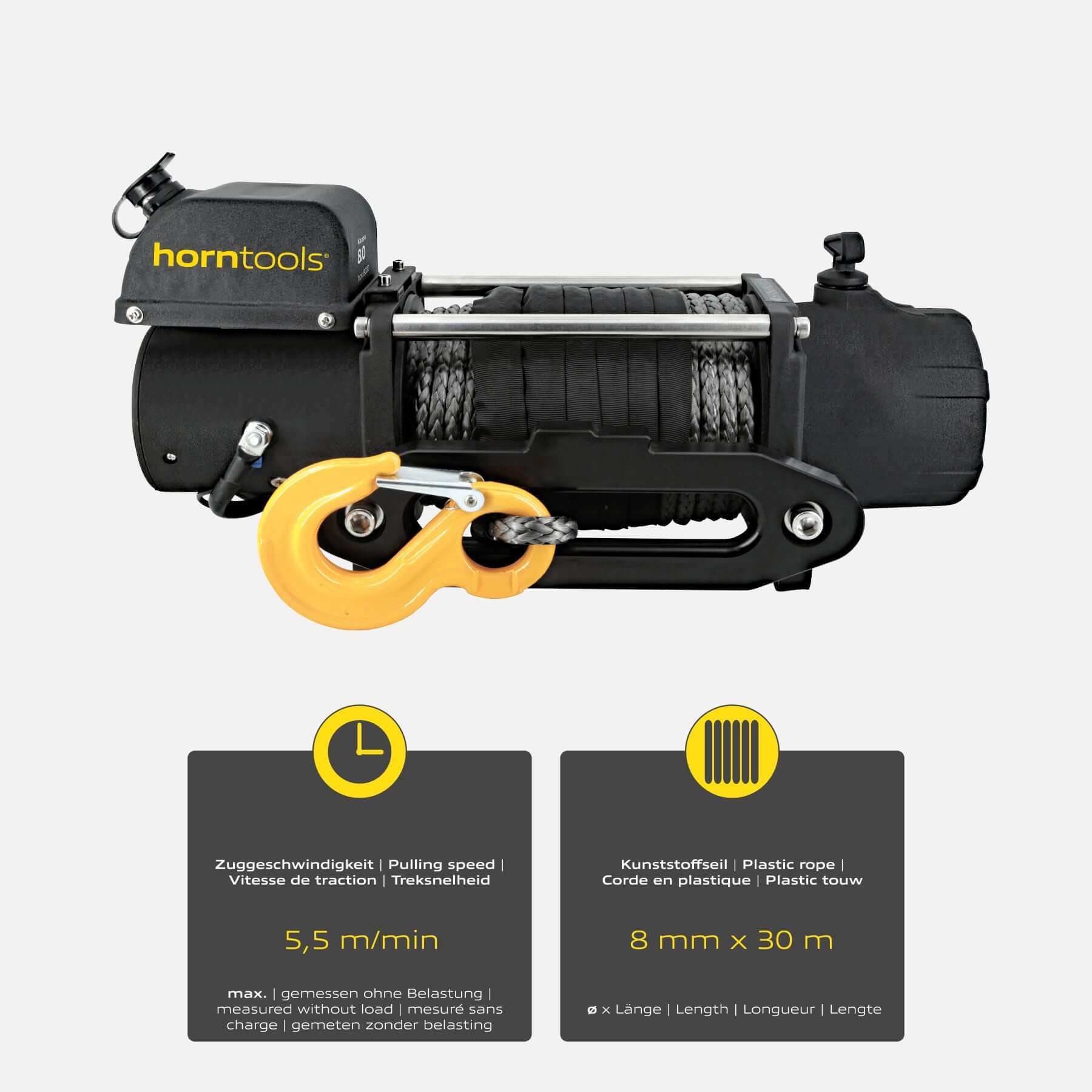 Elektrische Seilwinde Kappa 3,6 Tonnen