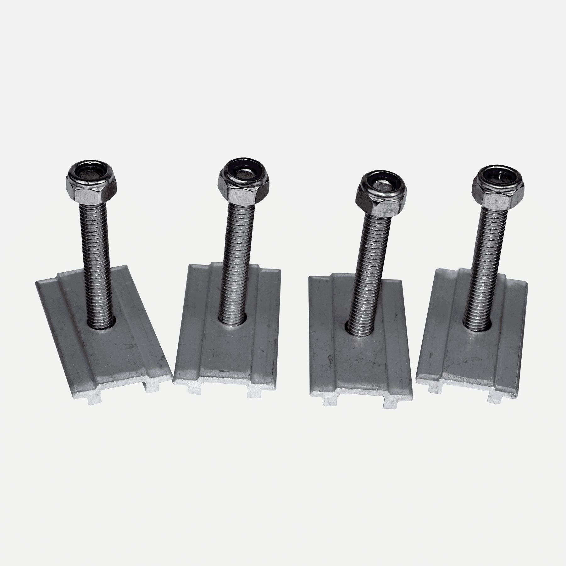 Dachzelt Befestigungs Platte Slider 4 Stück mit Schraube