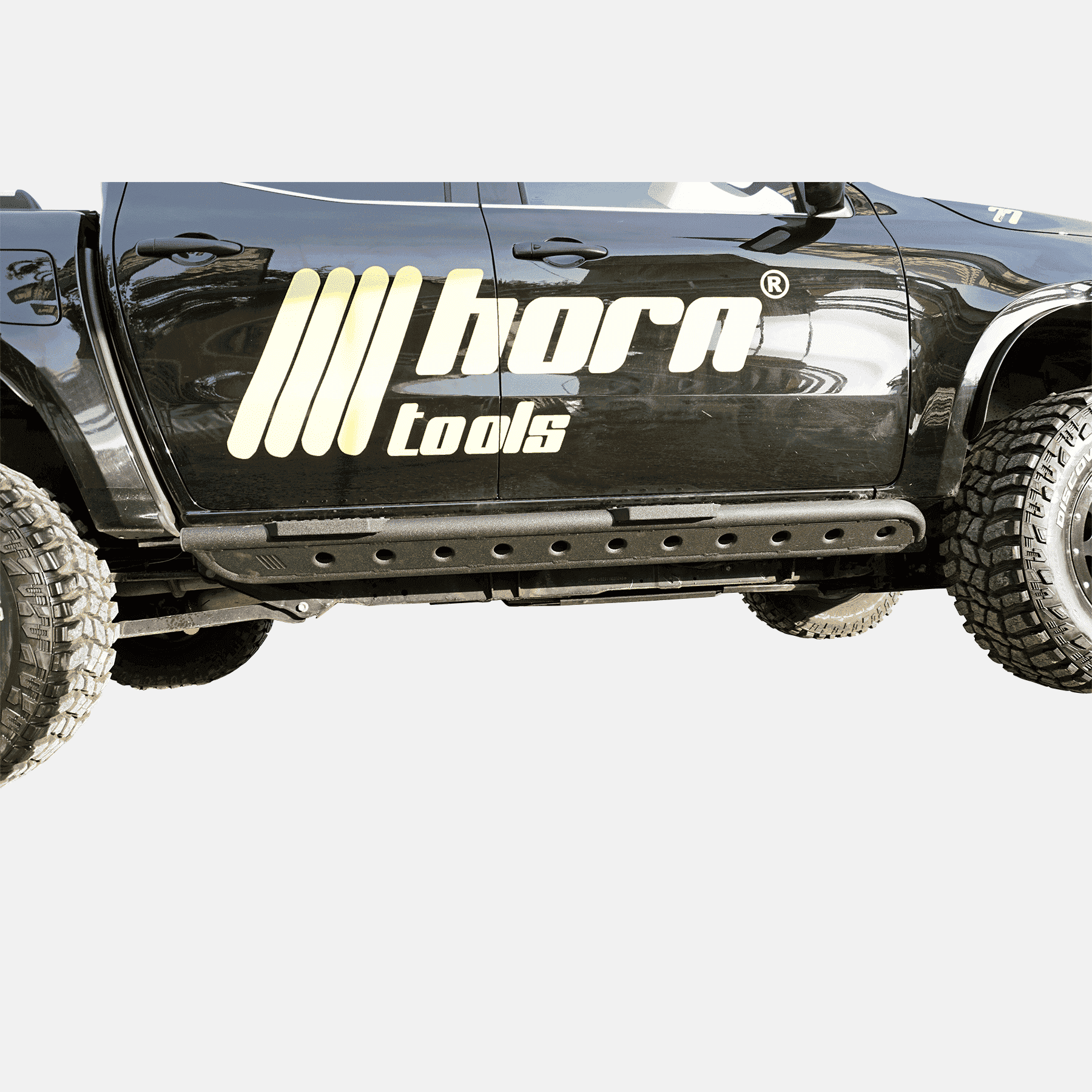 Rockslider LAPIS aluminium voor Isuzu D-Max bouwjaar 2012 - 2020