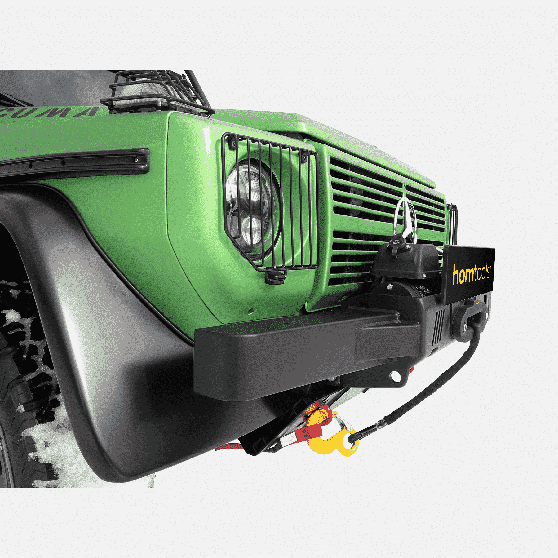 Seilwinden Stoßstange Mercedes / Puch G