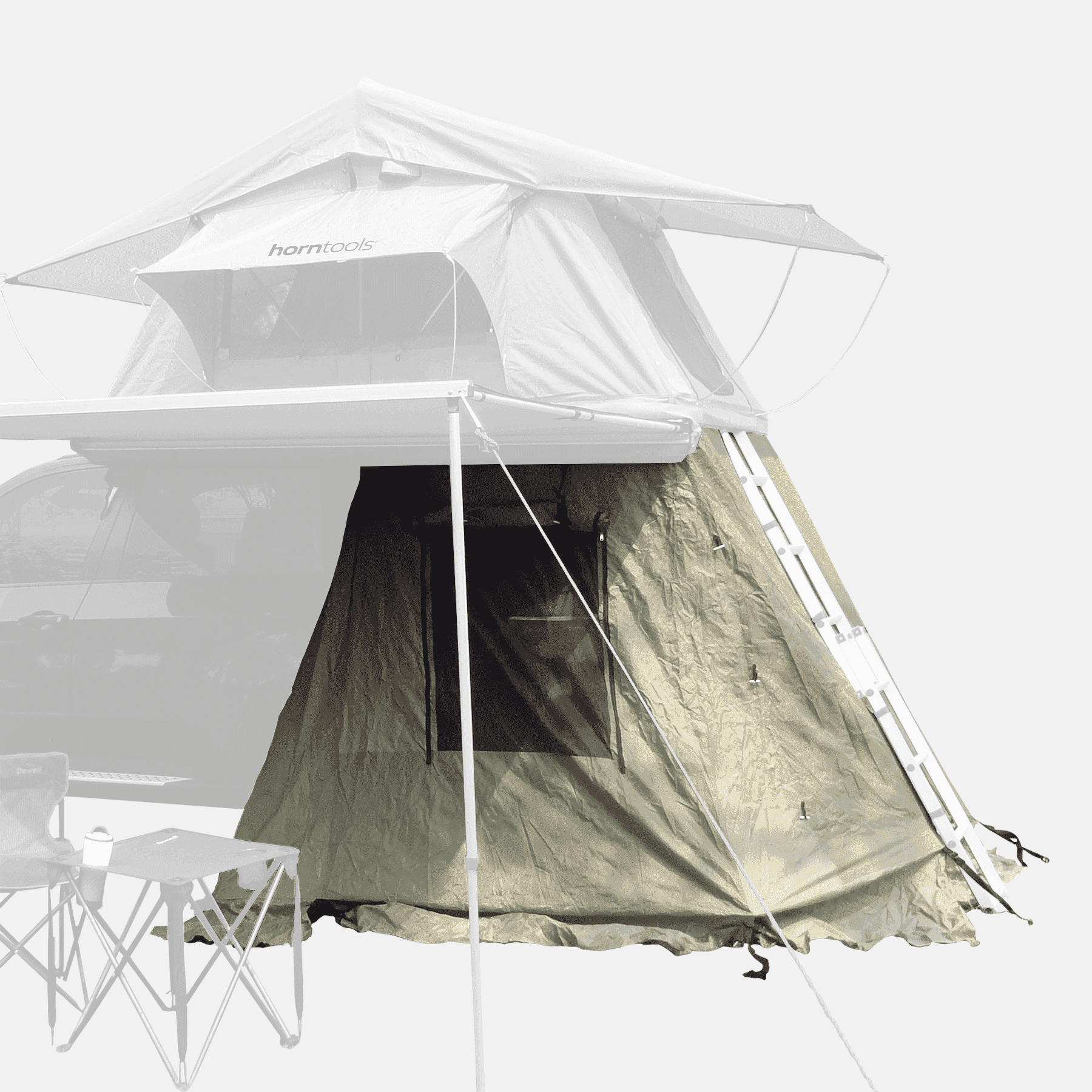 Vorzelt für Dachzelt Trapper Joe