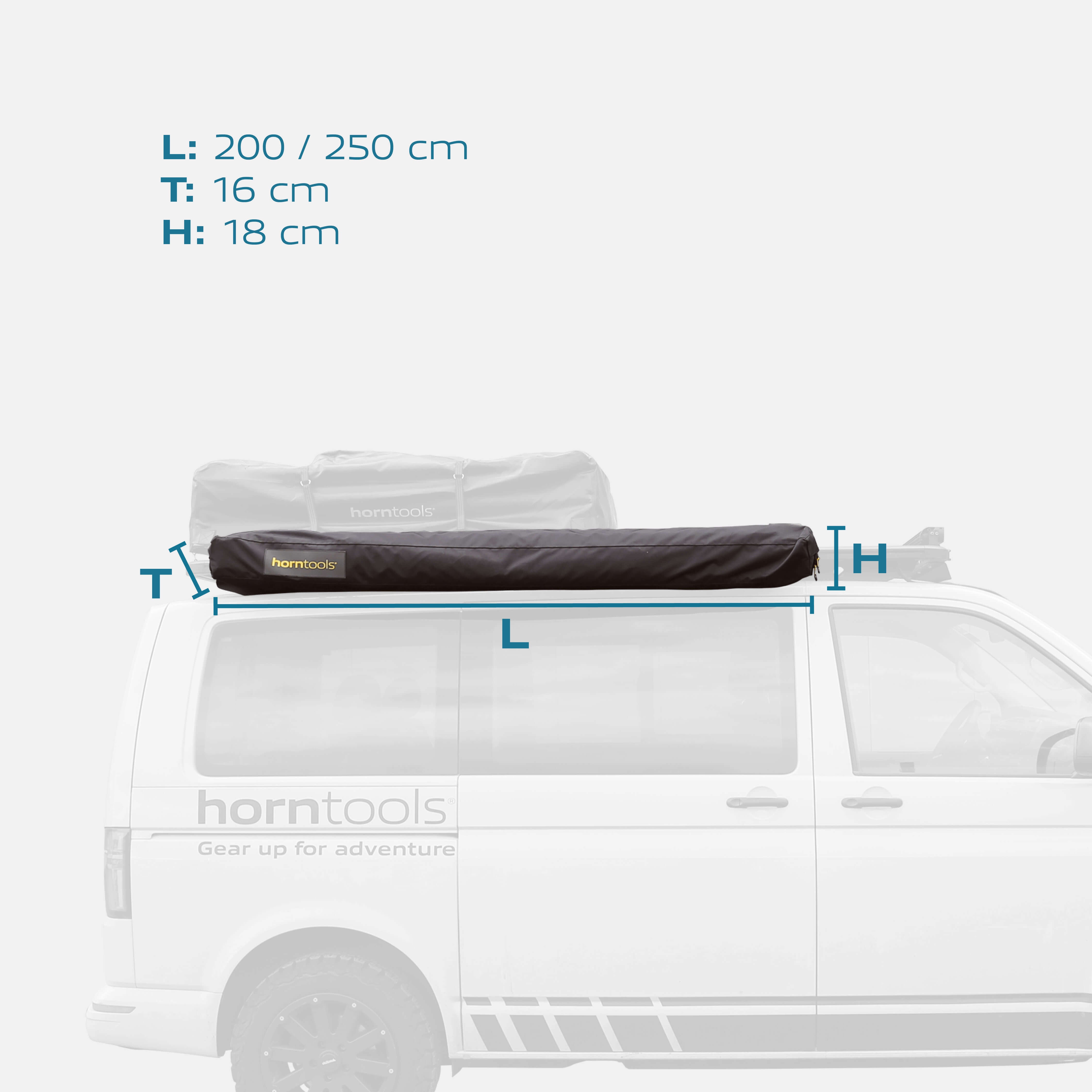 270 Grad Markise Horizon (freitragend)