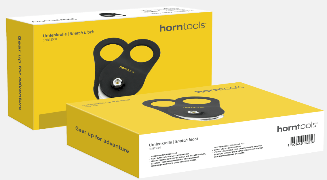 Umlenkrolle Gamma, 12t Bruchlast / 4.0t WLL