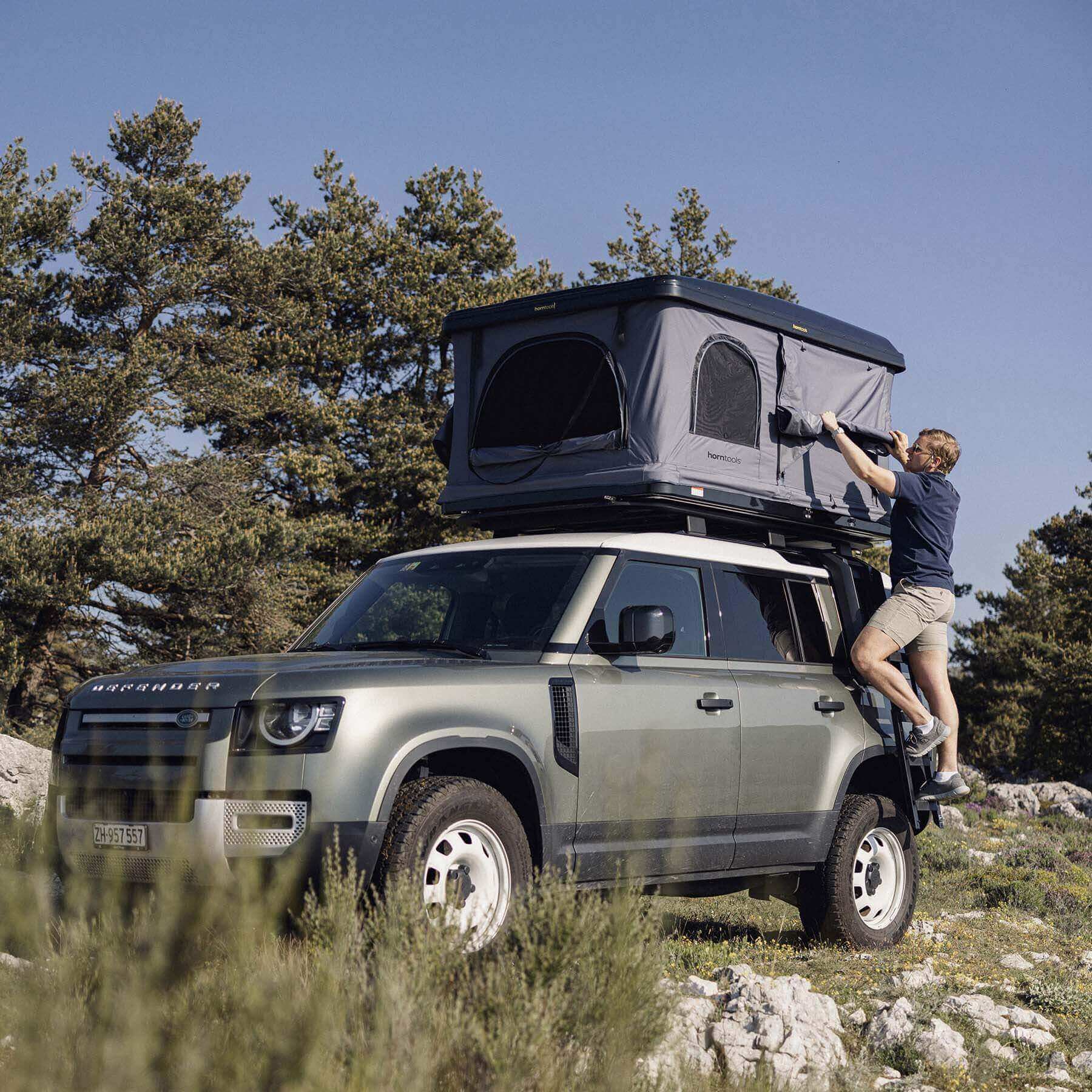 Dachzelt Hartschale Themis für 2 Personen - 140 cm