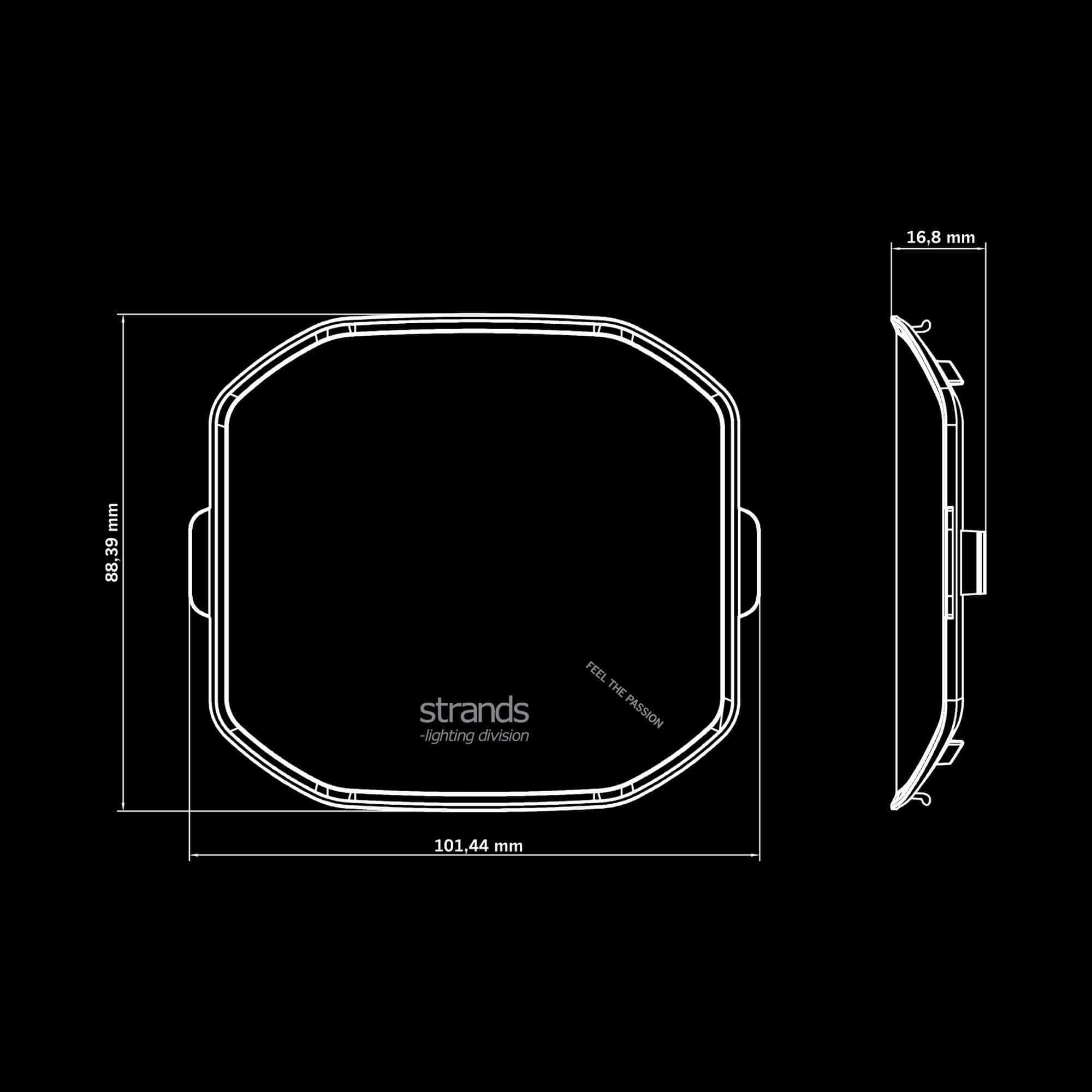 Strands SIBERIA X COVER BLACK 4″