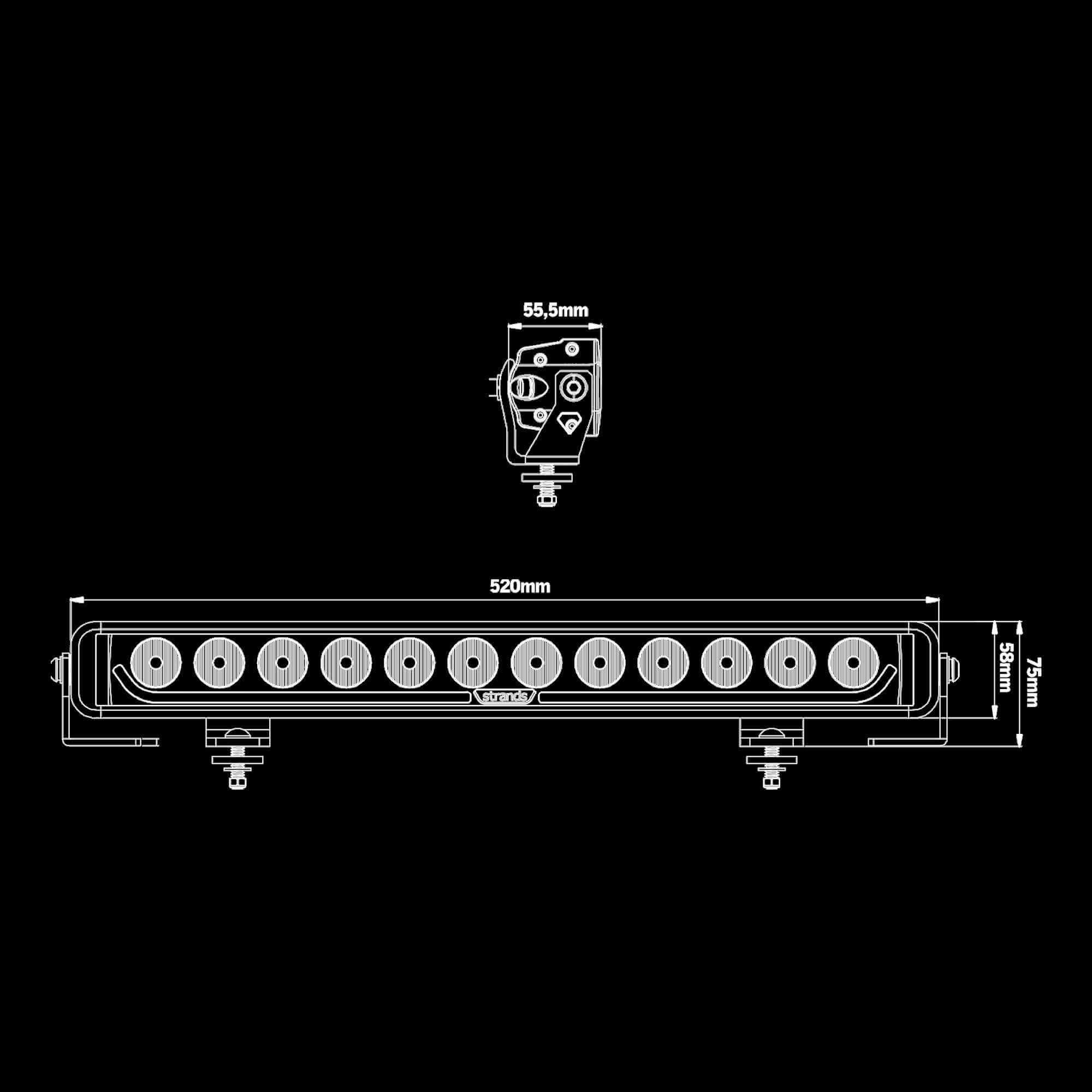 Strands DARK KNIGHT IDENTITY LED BAR 20″