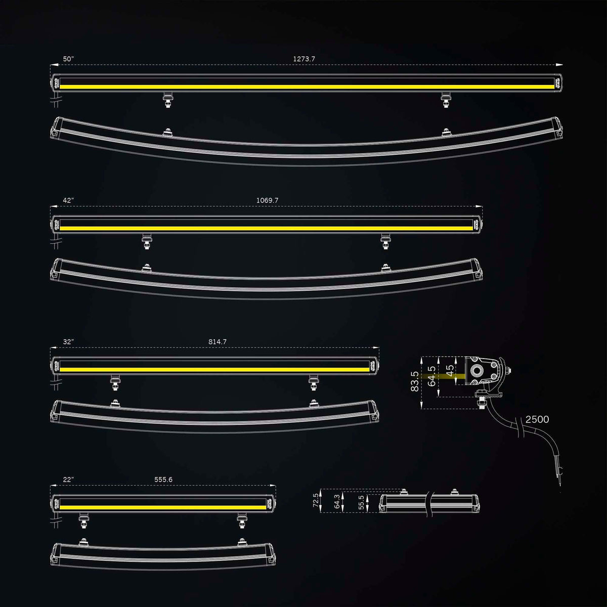 Strands SIBERIA XP SRC LED BAR 42″