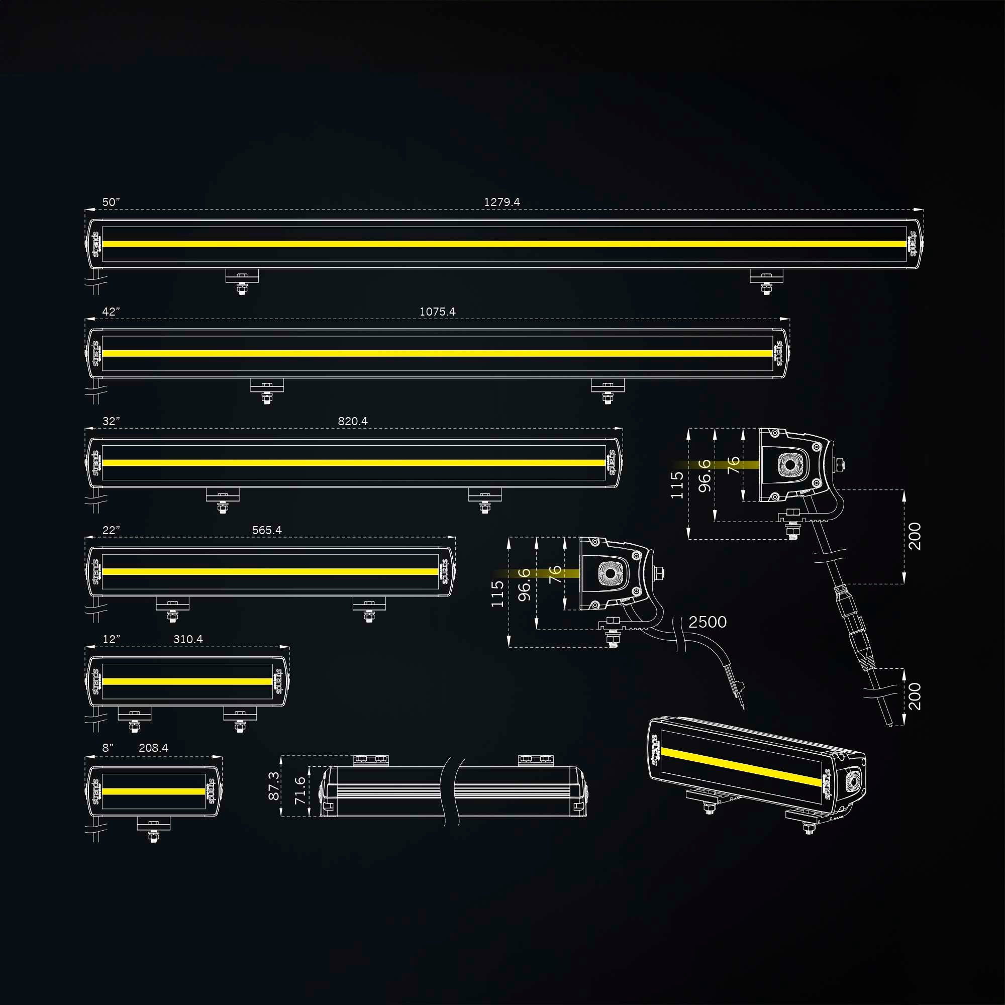 Strands SIBERIA XP DR LED BAR 8″