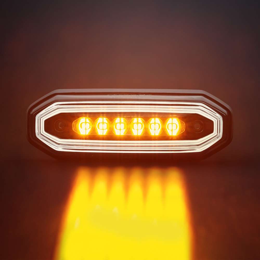 Strands FOR9T AURA DIRECTIONELE WAARSCHUWINGSLICHT 6 LED Wit/Amber