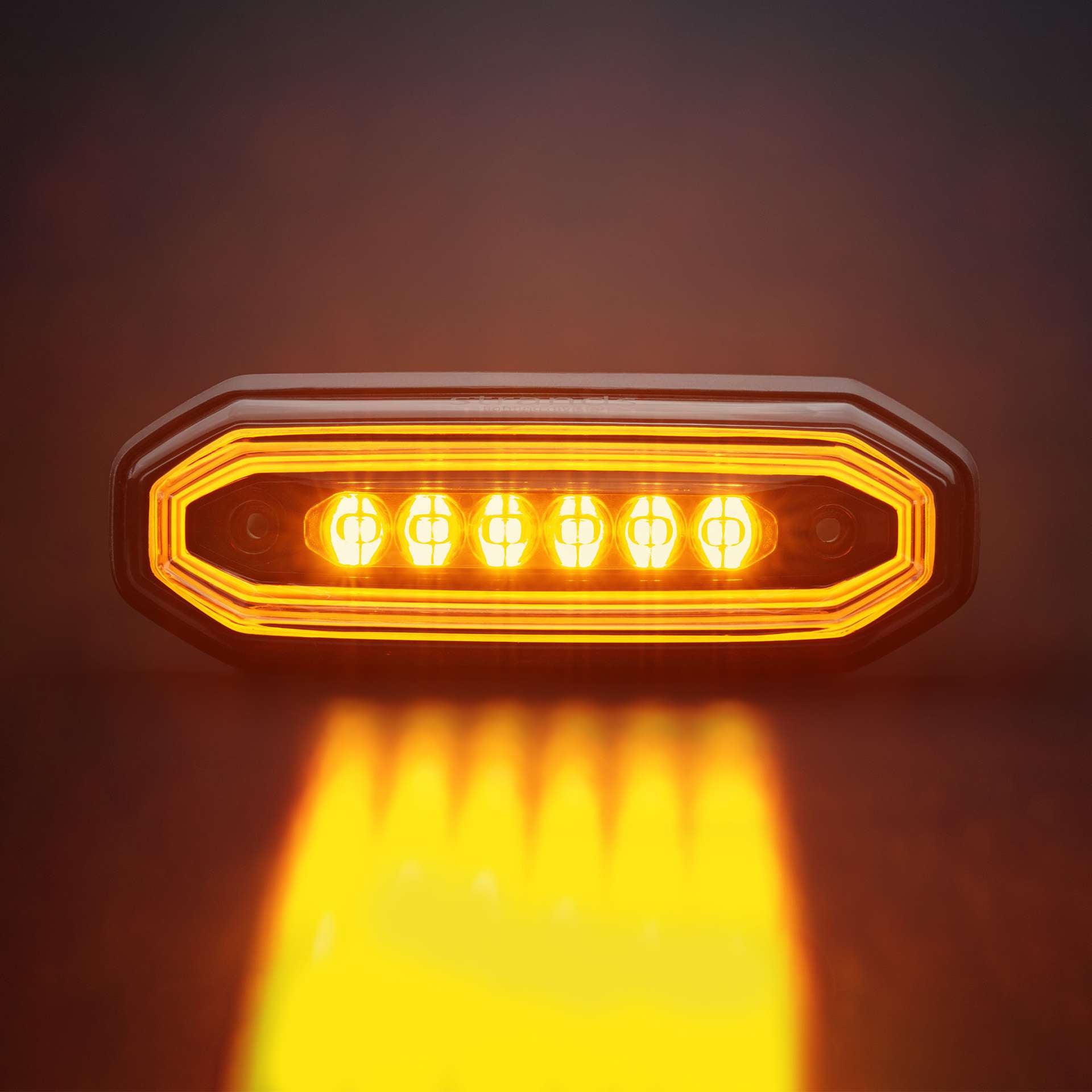 Strands FOR9T AURA RICHTINGAANWIJZER WAARSCHUWINGSLAMP 6 LED Amber