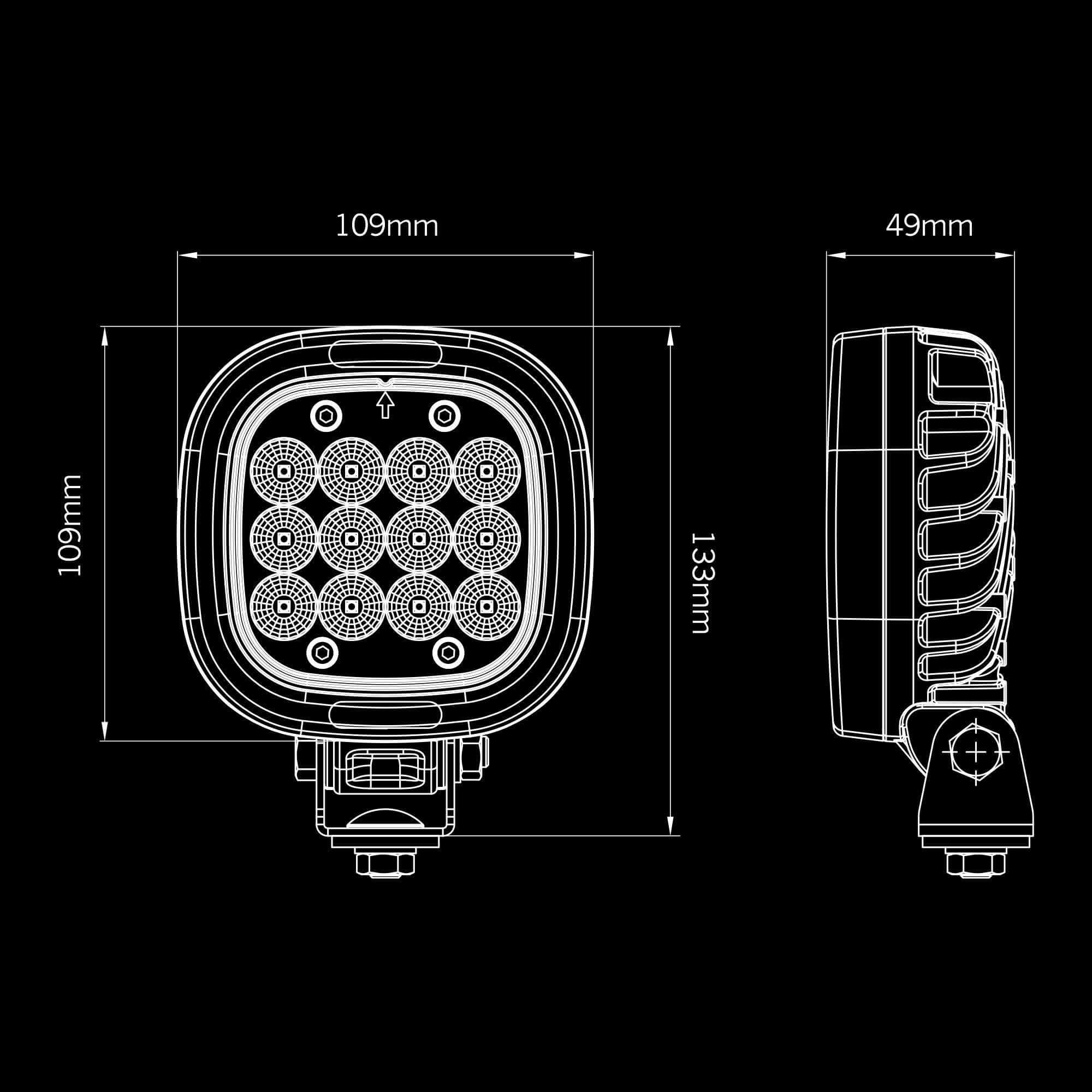 Strands PRESIDENT WORK LIGHT 2.0 24W RED