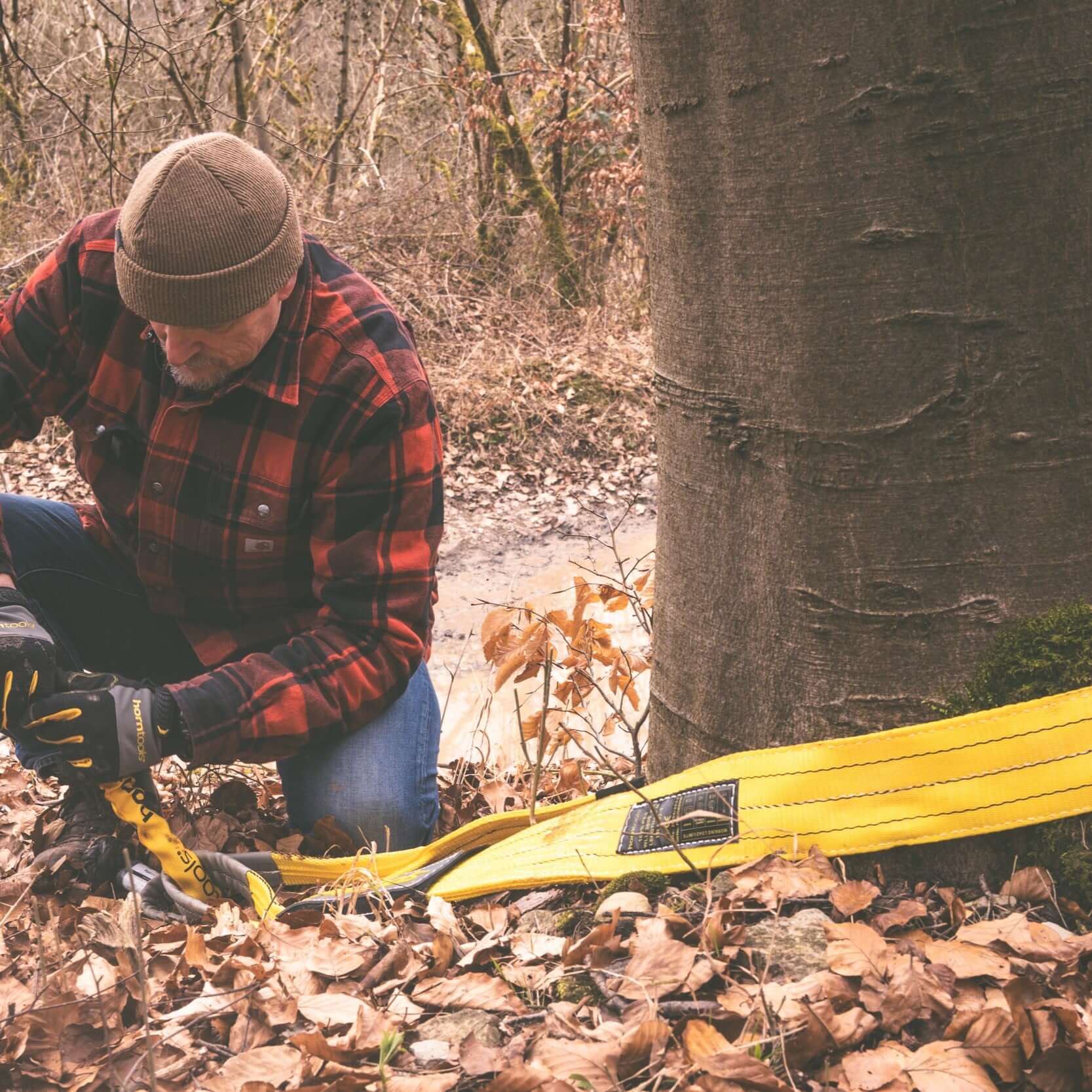 Bergegurt gelb 21 Tonnen Bruchlast