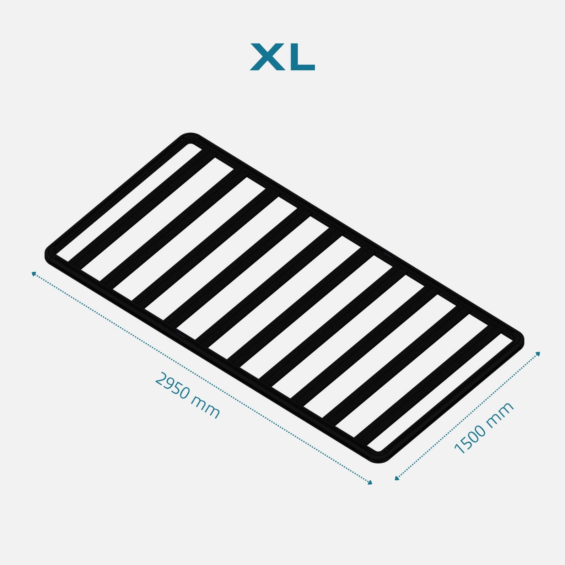 Dachträger Plattform ExRoof universal - vier Größen