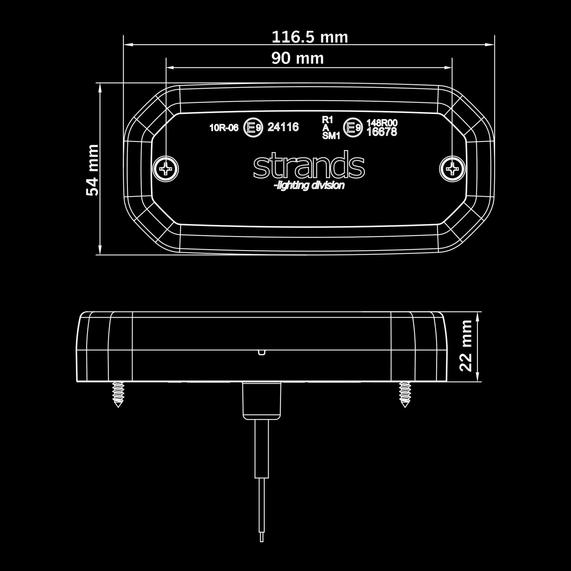 Strands FOR9T SCALE SIDE MARKER