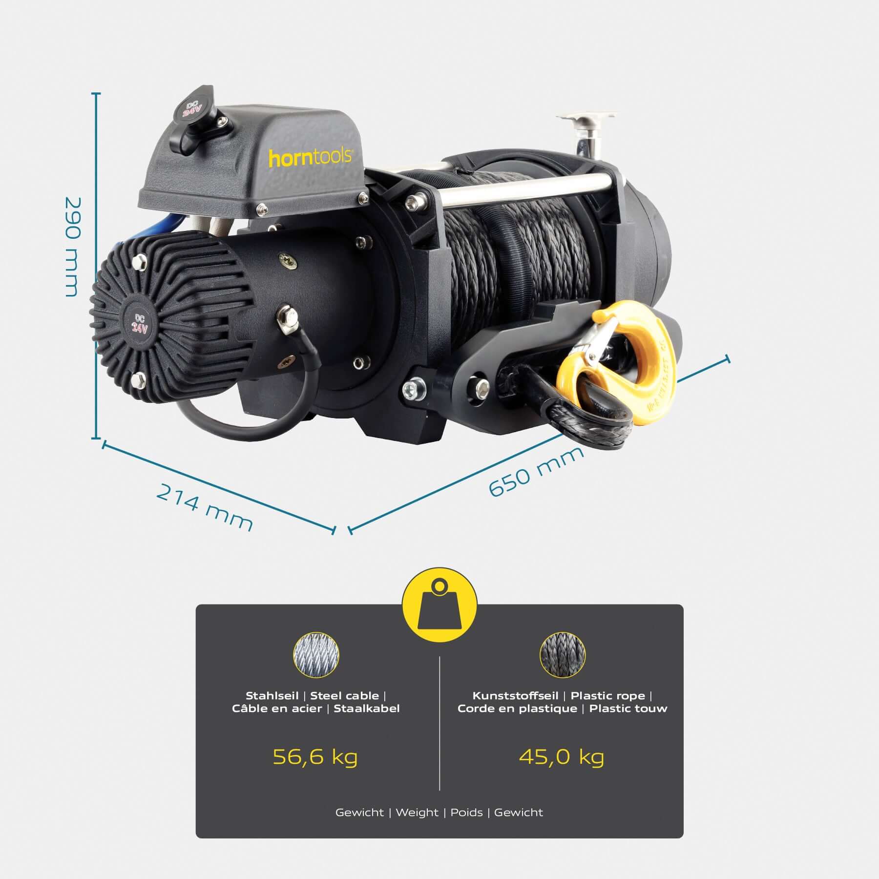 Elektrische Seilwinde Sigma 8,0 Tonnen