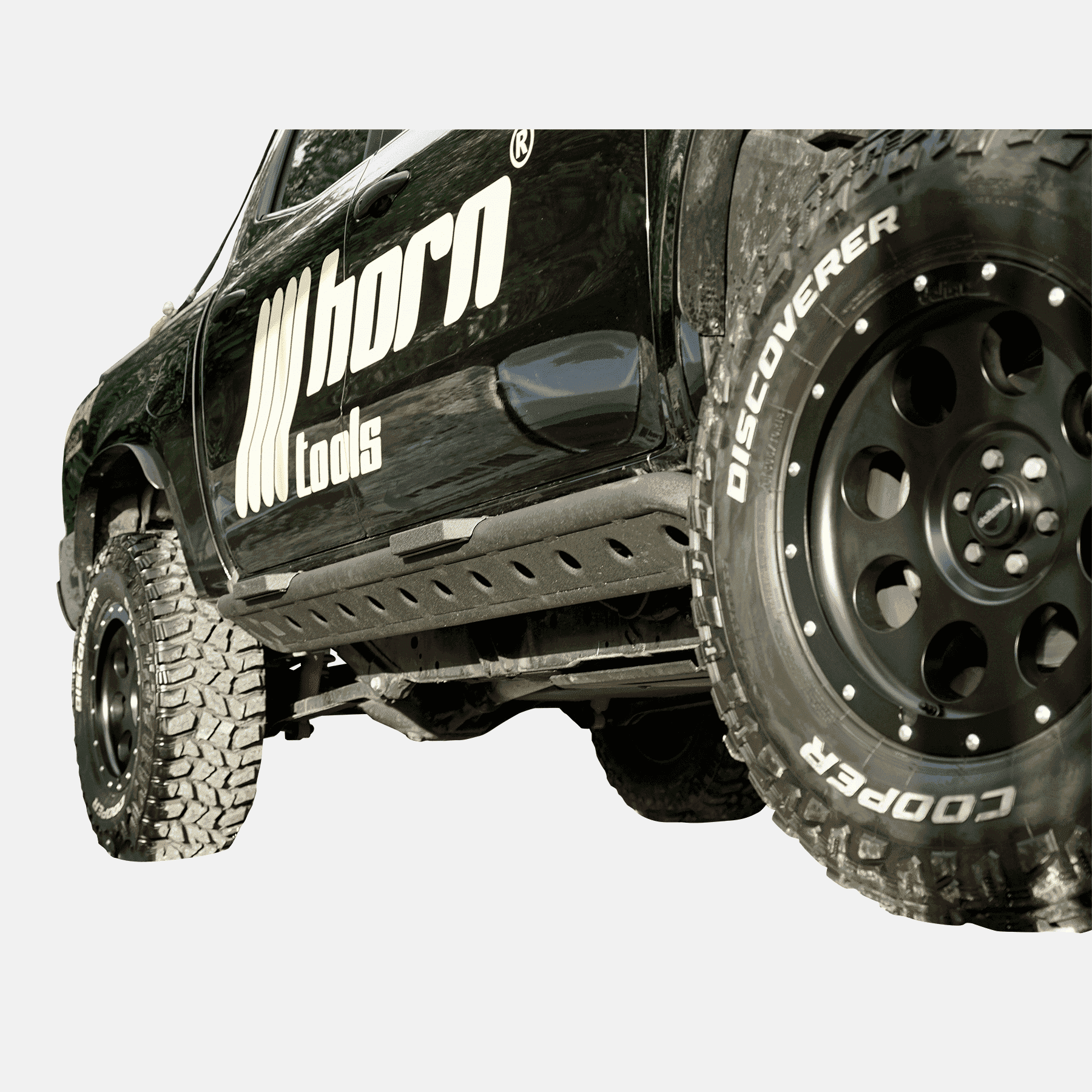 Rockslider LAPIS aluminium voor Isuzu D-Max bouwjaar 2012 - 2020