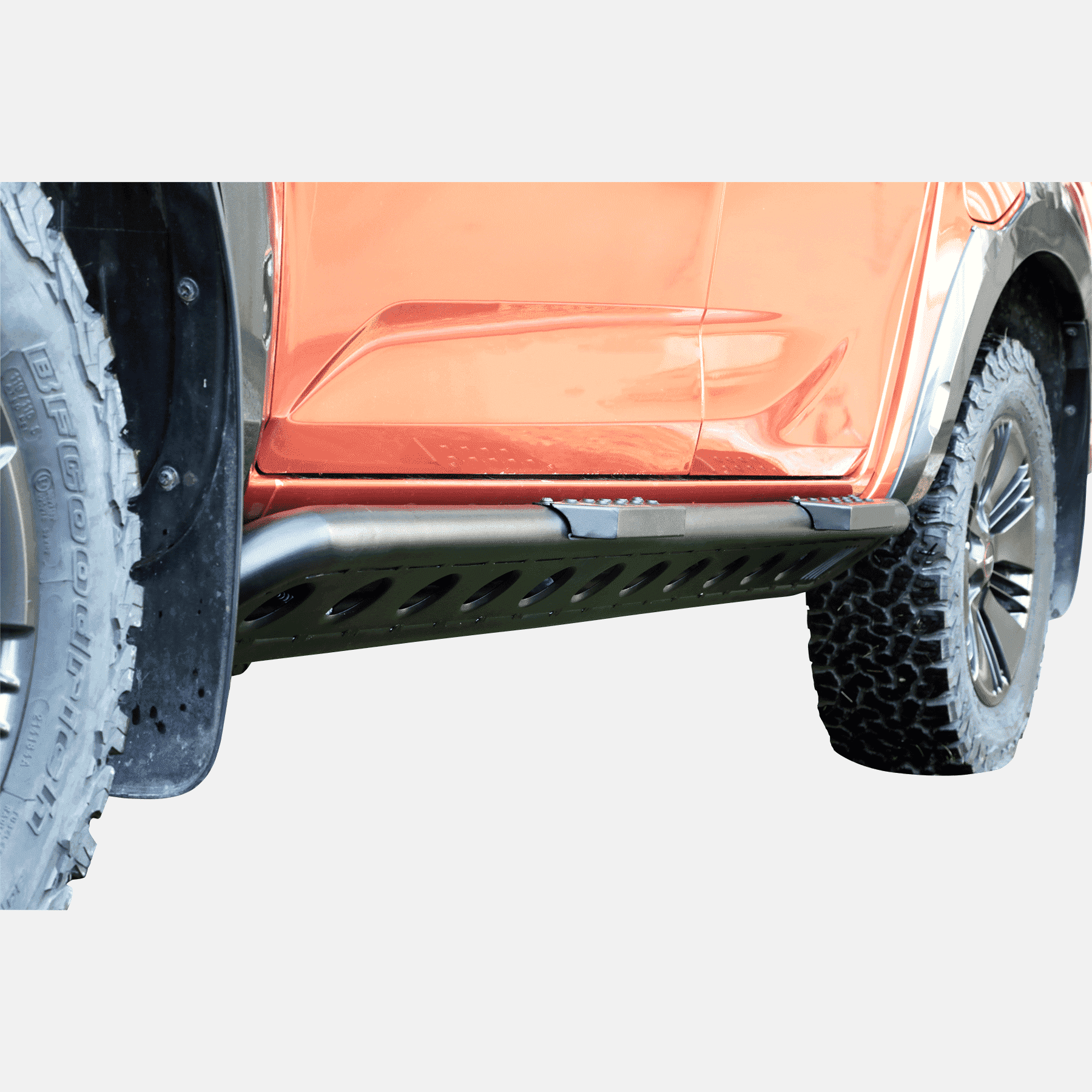 Rockslider LAPIS Aluminium DOKA für Fiat Fullback