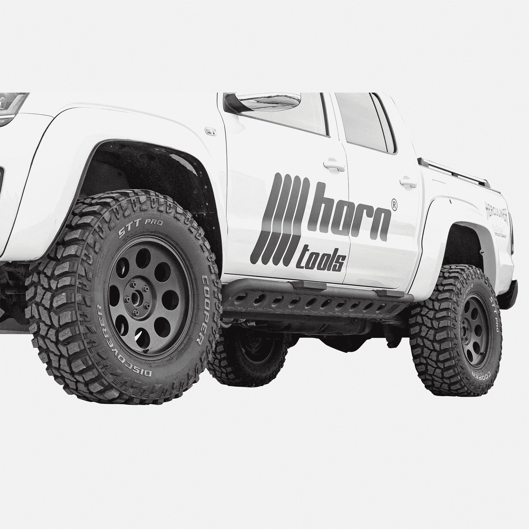 Rockslider LAPIS aluminium voor Volkswagen® Amarok van 2010 tot 2020