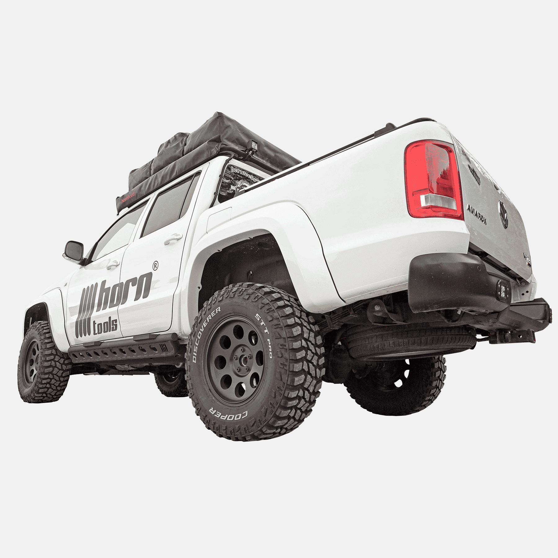 Rockslider LAPIS aluminium voor Volkswagen® Amarok van 2010 tot 2020