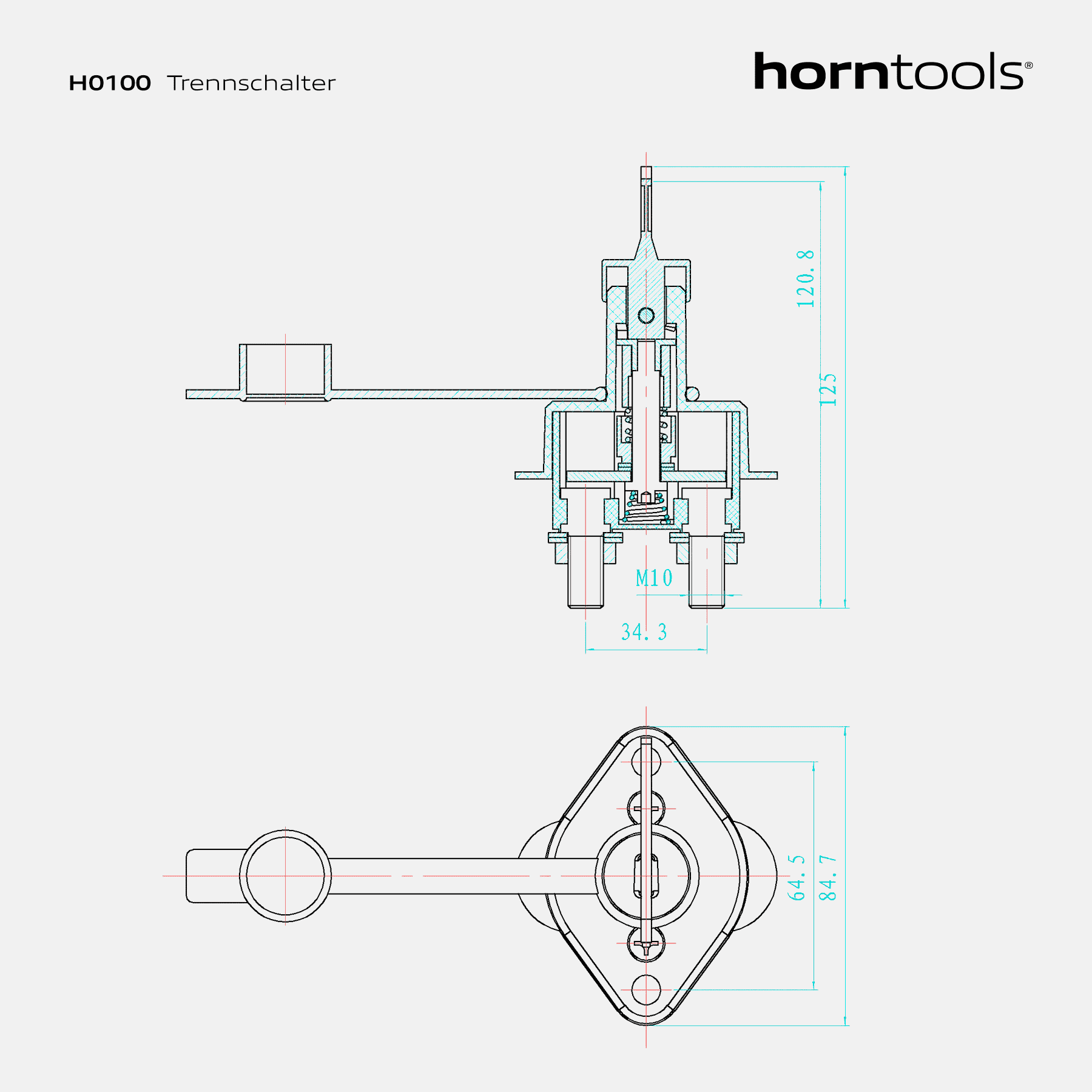 Trennschalter Not-Aus 500 A